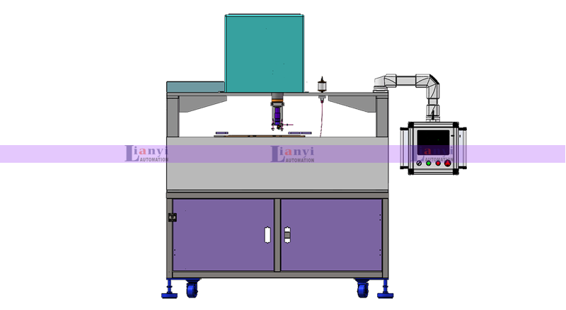 計算機金屬板非標定制自動攻牙機