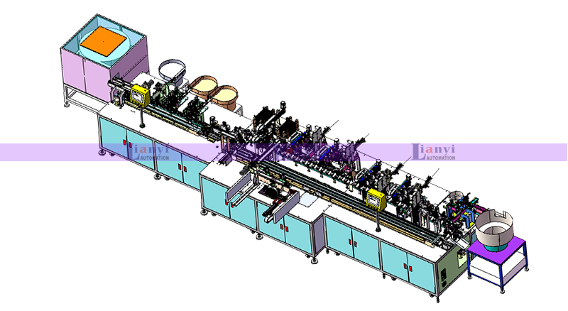 電池盒自動(dòng)裝配電池片喇叭設(shè)備